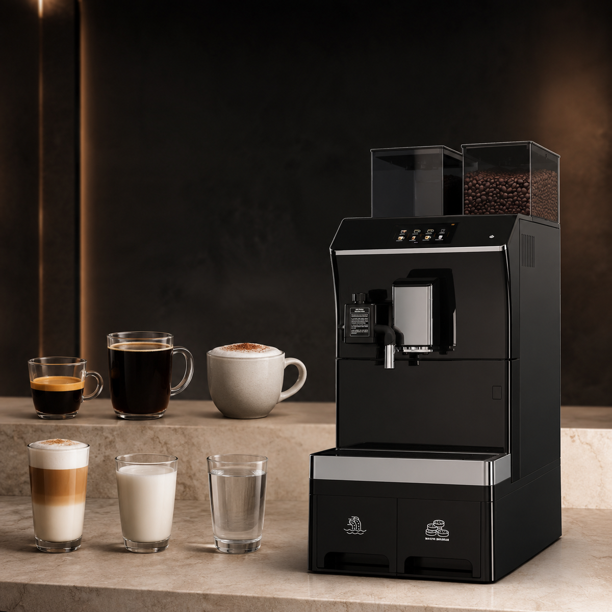 Fully Automatic Commercial Bean-to-Cup Coffee Machine | Sahovia Orivane One